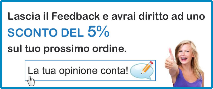 Sconto su Feedback